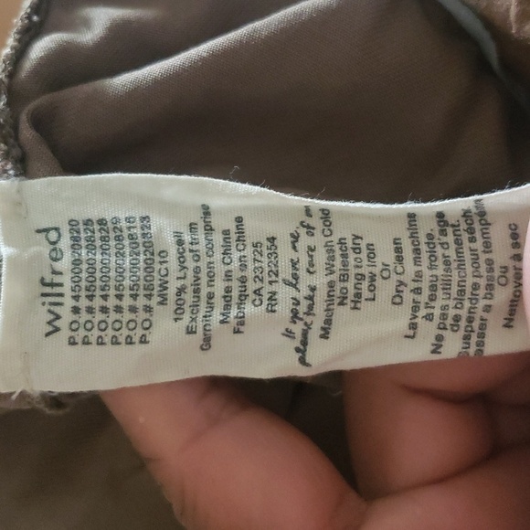 Aritzia Wilfred Casbah Lyocell Pant (tan) - Picture 4 of 7